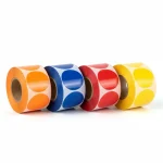 30 Çap Renkli Kuşe Rulo Barkod Etiketi